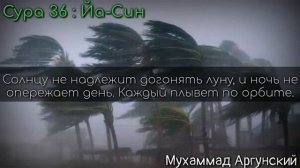 Сура 36 «Йа-Син». Чтец: Мухьаммад Аргунский.