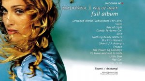 MADONNA - RAY OF LIGHT - FULL ALBUM - BONUS TRACK - AAC AUDIO.