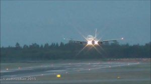 Passenger Planes Landing And Starts At Arlanda Airport