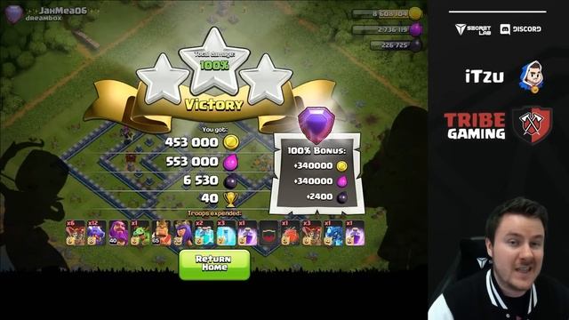 Townhall 13 Attack Strategy without Heroes | Dragclone TH 13 INSANE | Farm Base + Link смотреть онлайн