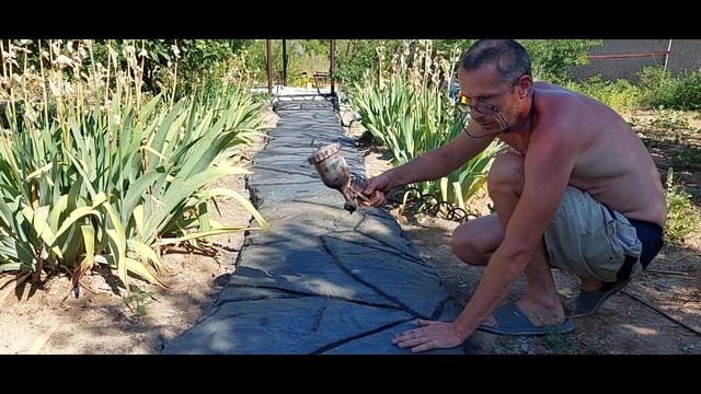 Покраска садовой дорожки *) смотреть онлайн