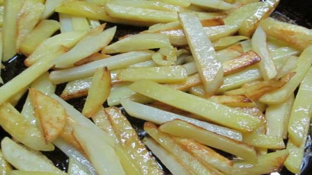 Жареный картофель в тыквой