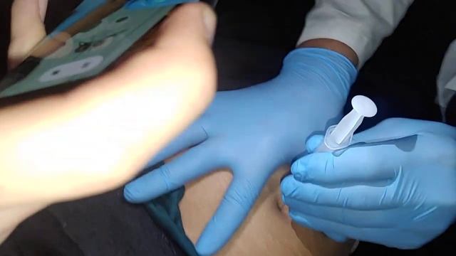 Injection In The Bottom. Injection Into The Gluteal Muscle