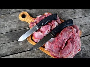 Советский охотничий нож и Русский охотничий нож.  Бюджетная серия. Очень дёшево