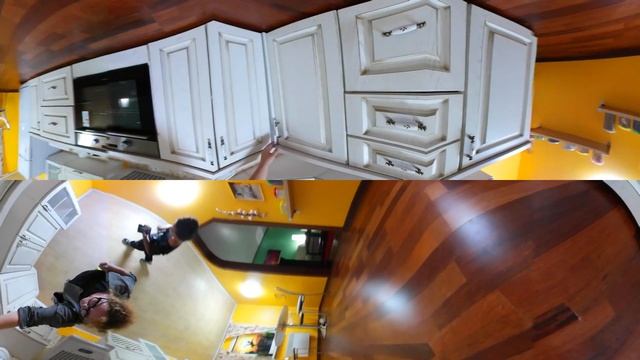Панорамное Видео 360 VR 4K для очков виртуальной реальности. Дом вверх дном. Москва, Арбат