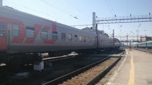 ЭП2К-112 с пассажирским поездом Абакан - Москва