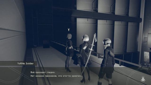 [настройки и логово роботов] let's play слепое прохождение NieR: Automata с комментариями #2 смотреть онлайн