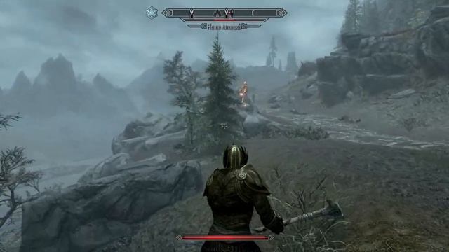 Skyrim SE Legendary Survival Mode: Fire Atronauch vs bodyguard, noble, Faendal and I смотреть онлайн