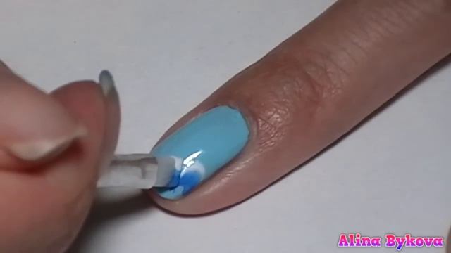 Nail art Китайская роспись учимся вместе рисовать цветы.