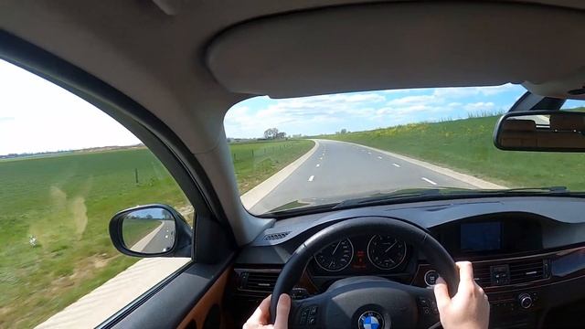 BMW 325i Touring E91 Steptronic Test Drive POV смотреть онлайн