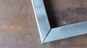 how to||weld 90 degree angle galvanized iron