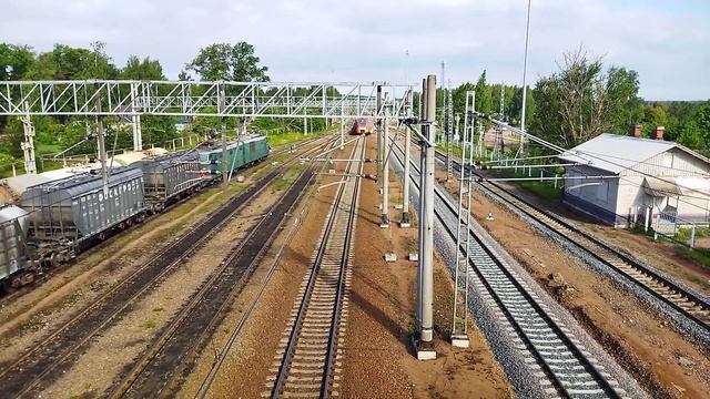 ЭС1П Ласточка Ж-д станция Гаврилово