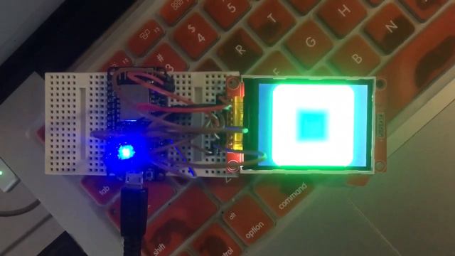 ESP8266 NodeMCU 0.9 with ILI934x 2.2" screen and TFT_ILI93XX library смотреть онлайн