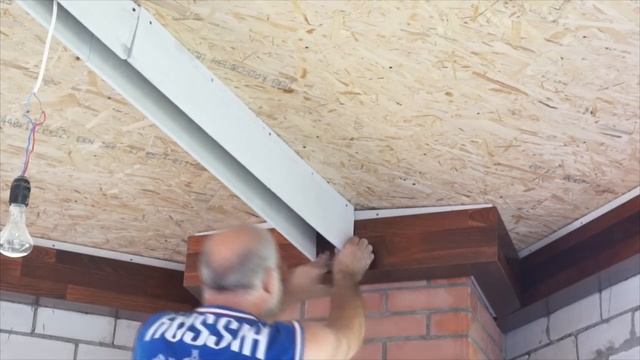 Фальш балка своими руками из паркетной доски