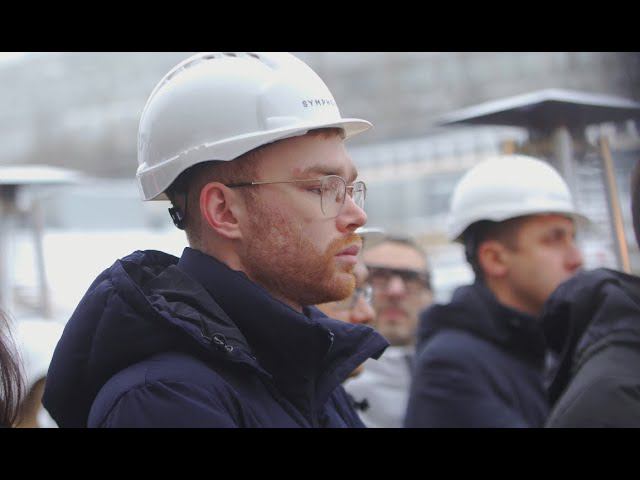 Заливка первого куба бетона Symphony 34 | MR Group