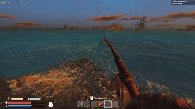 ВОТ ПОЧЕМУ РЫБАЧИТЬ В ЭТОЙ ИГРЕ ОПАСНО! КООПЕРАТИВНОЕ ВЫЖИВАНИЕ В SUNKENLAND