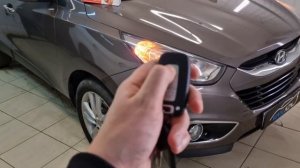 Hyundai IX35 - установили охранный комплекс с автозапуском StarLine S96 GSM.
