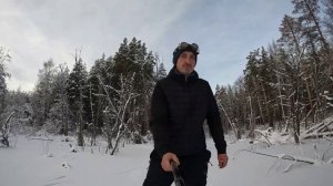 Катаемся на коньках  по замершим болотам