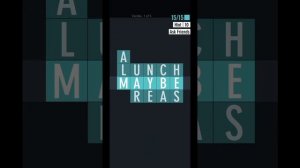 Typeshift (by Noodlecake) - free offline word puzzle game for Android and iOS - gameplay.