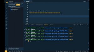 Switch branches for your GIT repo | Beginners Tutorial | S1E10