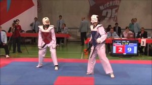 Taekwondo WTF. Чемпионат России. 17.11.2013. Иванова-Должикова