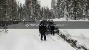 Зимняя дорога до реки Немкина.