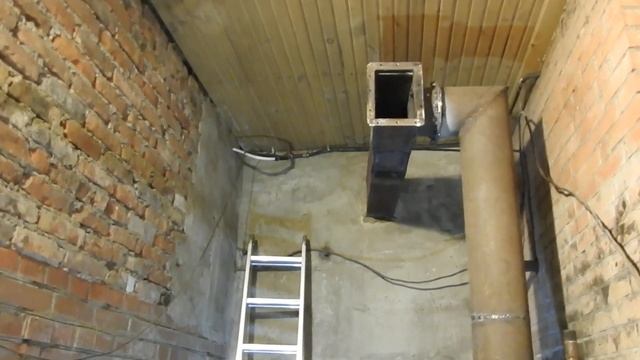 котёл ВСКЗ и самодельный дымоход смотреть онлайн