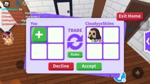 Cross trading #4 adopt me to mm2 Roblox