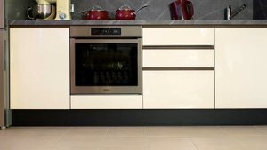 Кухонный гарнитур коллекции Boca. Пример интерьера маленькой кухни.