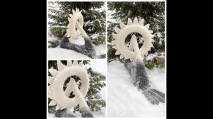 Секреты гравитации в войлоке. Тенсегрити из шерсти - аналогов нет!