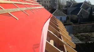 Монтаж кровли, гидра барьер и обрешетка САМОМУ!