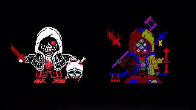 dustdust! obsesión!killer!killer!horror! Sans hard vs MURDER TIME TRIO phase 3 смотреть онлайн
