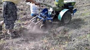 УБОРКА КАРТОШКИ МОТОБЛОКОМ