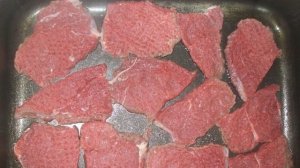Говядина кусочками в духовке