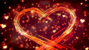 Футаж — Сердце из частиц