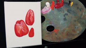 Картина за 15 минут! Букетик тюльпанов. Пишем маслом