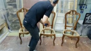 Укрепление и перетяжка стульев