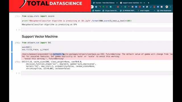 Data science projects-(PART 2)-Breast Cancer Detection using SVM and KNN (Building the Model)