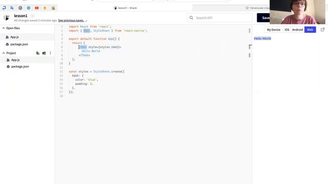 React Native Урок 1 часть 1 - Знакомство с версткой и JSX