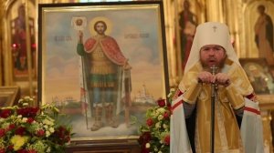 Слово митрополита Тихона на принесении мощей св. Александра Невского в Псково-Печерский монастырь