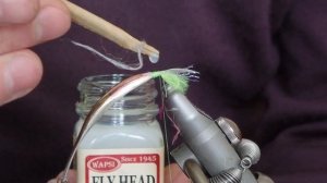 Тяжелая блесна на корюха , зубаря с обвязкой мобискином фосфор