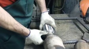 Замена катализатора и гофры на Volvo.