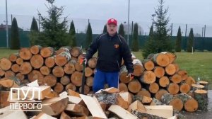 Лукашенко вновь рубил дрова