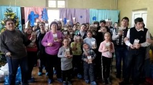 В преддверии нового года дети инвалиды поблагодарили Вадима Николаевича Мироненко за подарки