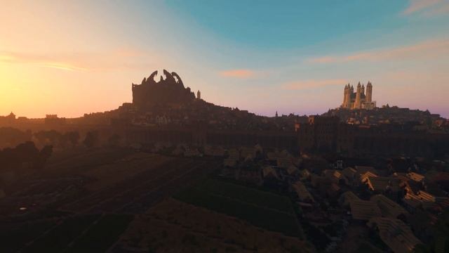 King's Landing from Game of Thrones made in Minecraft - Cinematic Tour смотреть онлайн