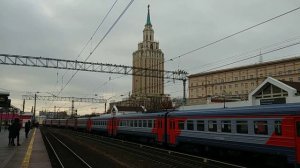 Электропоезд ЭР2К-1152 станция Москва-Каланчёвская