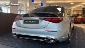 2023 Mercedes MAYBACH V12 S Class NEW 100 Year Edition S680 FULL Review Sound Interior Exterior