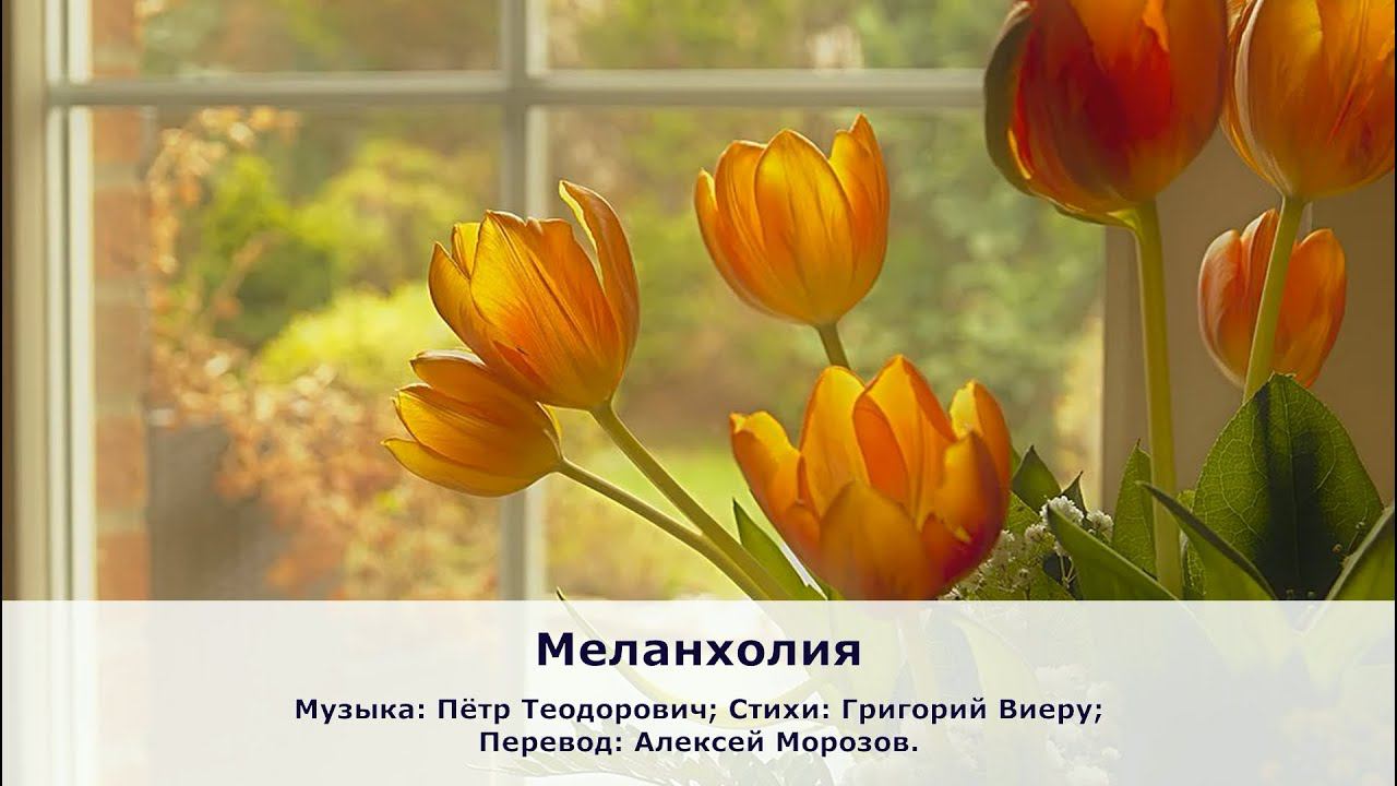 Меланхолия. Караоке на русском языке. смотреть онлайн