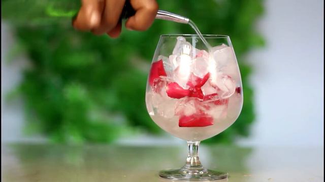 How to make Rose iced tea : Butterfly Pea Flowers : Blue Pea : Egyptian Hibiscus Tea смотреть онлайн