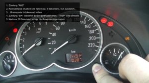 Opel Corsa C oder Tigra B Inspektion (InSP) zurücksetzen / service reset
